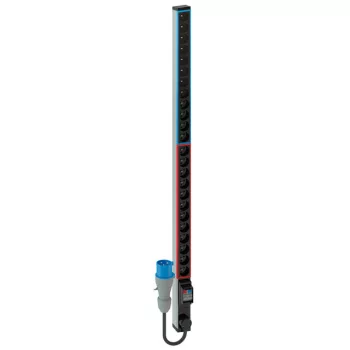   Legrand 646851 elosztósor 0U normál KIM:24xFR-franciacsapos gyv TÁP: ipari-2P+F 32A 3 méter ( Legrand 646851 )