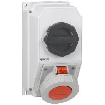   Legrand 657106 P17 Tempra PRO kombinálható egység reteszelőkarral és beépített csatlakozóaljzattal 3P+F ( Legrand 657106 )