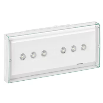   Legrand 661190 U34 LED tartalékvilágítási lámpatest 3 óra üzemidő, opál búrával, állandó üzemmódú/készenléti üzemmódú, 200 Im- 3 óra ( Legrand 661190 )