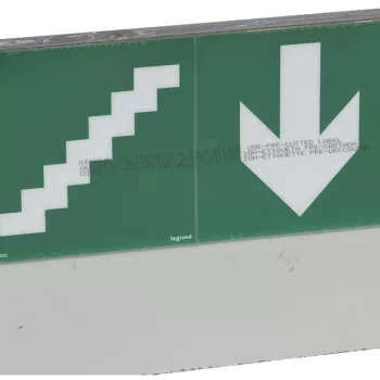   Legrand 661802 U34 piktogram 127x254 mm, le, lépcsőn ( Legrand 661802 )