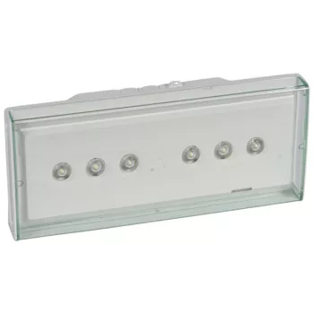   Legrand 662160 U34 LED tartalékvilágítási lámpatest 1 óra üzemidő, opál búrával, állandó üzemmódú/készenléti üzemmódú, 250 Im- 1 óra ( Legrand 662160 )