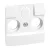 Legrand Niloé 664767 TV-R-SAT aljzat, IP31, fehér, süllyesztett