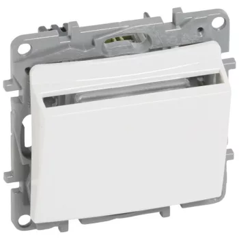 Legrand Niloé 664793 hotelkártya kapcsoló, 2 A, IP20, fehér, süllyesztett