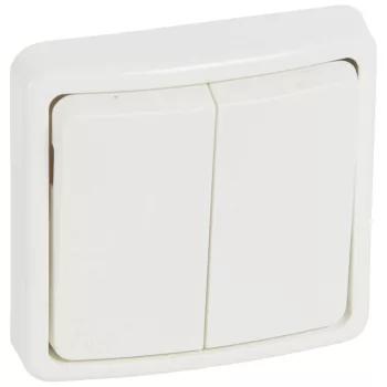   Legrand 684554 Plexo 66 kettős váltókapcsoló süllyesztett ( Legrand 684554 )
