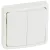 Legrand 684554 Plexo 66 kettős váltókapcsoló süllyesztett ( Legrand 684554 )