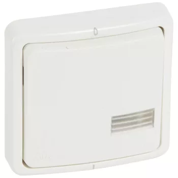   Legrand 684556 Plexo 66 kétpólusú kapcsoló ellenörzőfényessé tehető, süllyesztett ( Legrand 684556 )