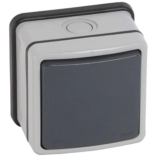 Legrand Plexo 66 684602 kétpólusú kapcsoló (102), 20 A, IP66, falon kívüli