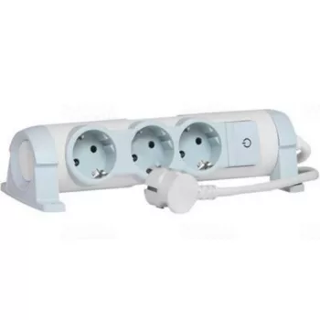   Legrand 690586 Kontamodul 6x2P+F elosztósor, gyermekvédelemmel, 2,5m fehér, újravezetékezhető ( Legrand 690586 )