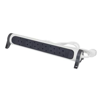   Legrand 694533 Elosztósor Premium 6x2P+F forgatható, 1,5 m vezetékkel, fehér (Legrand 694533)