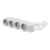 Legrand 694561 Elosztósor Standard 4x2P+F, 3 m vezetékkel, fehér-szürke (Legrand 694561)