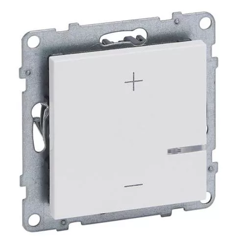 Legrand 721178A Suno nyomógombos fényerőszabályzó 125W, 2 vezetékes, fehér (Legrand 721178A)
