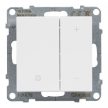 Legrand SUNO 721178 Nyomógombos fényerőszabályzó, fehér burkolattal, keret nélkül, süllyesztett, 240V AC - 50 Hz, IP20