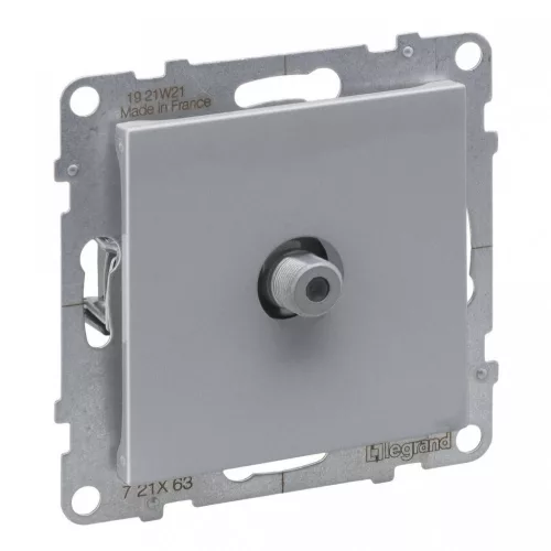 Legrand SUNO 721363 TV (F típus), IP20, alumínium, süllyesztett