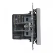 Legrand SUNO 721378 Nyomógombos fényerőszabályzó, alumínium burkolattal, keret nélkül, süllyesztett, 240V AC - 50 Hz, IP20