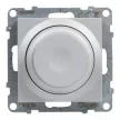Legrand SUNO 721379 Forgatógombos fényerőszabályzó, alumínium burkolattal, keret nélkül, süllyesztett, 240V AC - 50 Hz, IP20