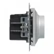 Legrand SUNO 721379 Forgatógombos fényerőszabályzó, alumínium burkolattal, keret nélkül, süllyesztett, 240V AC - 50 Hz, IP20