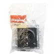 Legrand SUNO 721420 földelt csatlakozóaljzat (dugalj), biztonsági zsaluval, 2P+F, fekete burkolattal, rugós bekötés, keret nélkül, süllyesztett, 16A 250V IP20