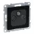 Legrand SUNO 721468 TV-R-SAT aljzat, IP20, fekete, süllyesztett