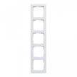 Legrand SUNO 721505 5-ös fehér keret, vízszintes és függőleges elhelyezéssel, IP20