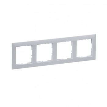   Legrand SUNO 721514 4-es alumínium keret, vízszintes és függőleges elhelyezéssel, IP20