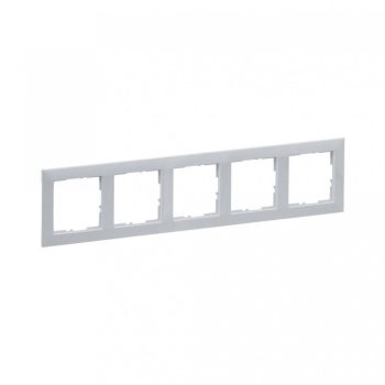   Legrand SUNO 721515 5-ös alumínium keret, vízszintes és függőleges elhelyezéssel, IP20