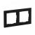 Legrand SUNO 721522 2-es fekete keret, vízszintes és függőleges elhelyezéssel, IP20
