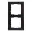 Legrand SUNO 721522 2-es fekete keret, vízszintes és függőleges elhelyezéssel, IP20