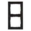 Legrand SUNO 721522 2-es fekete keret, vízszintes és függőleges elhelyezéssel, IP20