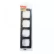 Legrand SUNO 721524 4-es fekete keret, vízszintes és függőleges elhelyezéssel, IP20