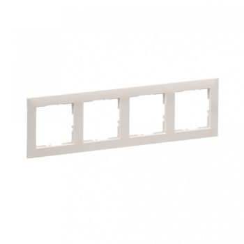   Legrand SUNO 721534 4-es homok keret, vízszintes és függőleges elhelyezéssel, IP20