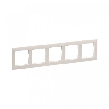   Legrand SUNO 721535 5-ös homok keret, vízszintes és függőleges elhelyezéssel, IP20