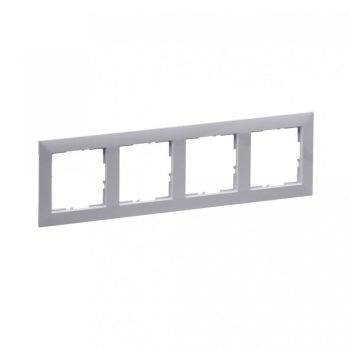   Legrand SUNO 721544 4-es szürke keret, vízszintes és függőleges elhelyezéssel, IP20