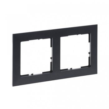   Legrand SUNO 721552 2-es sötét szürke keret, vízszintes és függőleges elhelyezéssel, IP20