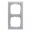 Legrand SUNO 721562 2-es csiszolt alumínium keret, vízszintes és függőleges elhelyezéssel, IP20