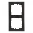Legrand SUNO 721572 2-es fekete mintás keret, vízszintes és függőleges elhelyezéssel, IP20