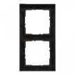 Legrand SUNO 721572 2-es fekete mintás keret, vízszintes és függőleges elhelyezéssel, IP20