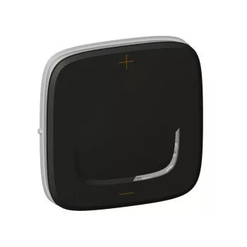   Legrand 752088A Valena Allure 2 vezetékes nyomógombos fényerőszabályzó burkolat, fekete (Legrand 752088A)