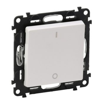   Legrand Valena Life 752102 kétpólusú kapcsoló (102), fehér burkolattal keret nélkül, süllyesztett 16A 250V (Legrand 752102)
