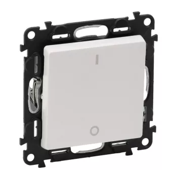 Legrand Valena Life 752102 kétpólusú kapcsoló (102), 10 A, IP20, fehér, süllyesztett