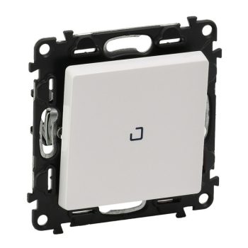   Legrand Valena Life 752104 egypólusú kapcsoló (101), fehér burkolattal keret nélkül, süllyesztett, ellenőrzőfénnyel 10A 250V (Legrand 752104)