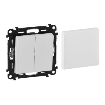   Legrand Valena Life 752121 multifunkciós kapcsoló, fehér burkolattal keret nélkül, süllyesztett 10A 250V (Legrand 752121)