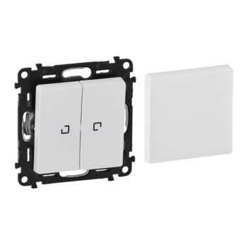   Legrand Valena Life 752122 multifunkciós kapcsoló, fehér burkolattal keret nélkül, süllyesztett, jelzőfénnyel 10A 250V (Legrand 752122)