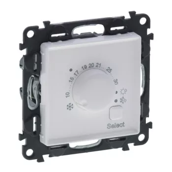 Legrand Valena Life 752133 szobatermosztát, IP21, fehér, süllyesztett