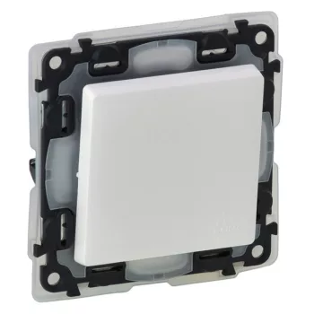 Legrand Valena Life 752171 váltóérintkezős nyomó (N106), 6 A, IP44, fehér, süllyesztett