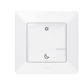   Legrand Netatmo 752189 Szcenárió kapcsoló Ébredés/Alvás funkcióval Valena Life Netatmo fehér ( 752189 )
