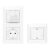 Legrand Netatmo 752196 Intelligens kezdő csomag - Központi egység intelligens csatlakozóaljzattal + főkapcsoló Valena Life Netatmo fehér ( 752196 )
