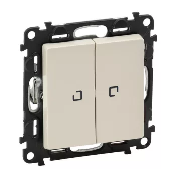 Legrand Valena Life 752209 dupla váltókapcsoló (106+6), 10 A, IP20, elefántcsont, süllyesztett