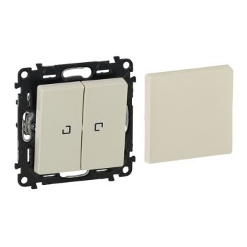  Legrand Valena Life 752222 multifunkciós kapcsoló, elefántcsont burkolattal keret nélkül, süllyesztett, jelzőfénnyel 10A 250V (Legrand 752222)