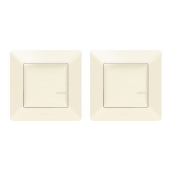   Legrand Netatmo 752252 Párosított szett: Alternatív kapcsolás - 1 intelligens kapcsoló + 1 vezeték nélküli kapcsoló Valena Life Netatmo elefántcsont ( 752252 )