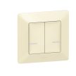 Legrand Netatmo 752287 Vezeték nélküli kapcsoló - kettős egypólusú Valena Life Netatmo elefántcsont ( 752287 )